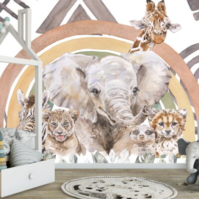 Fototapeta dla dzieci zwierzeta safari m120